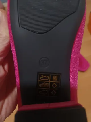 Zapatos terciopelo fucsia talla 37