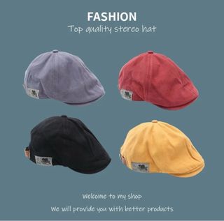 Gorra boina clasica estilo britanico.