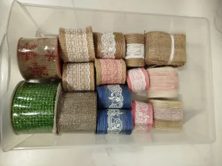 Lote de cintas rústicas variadas