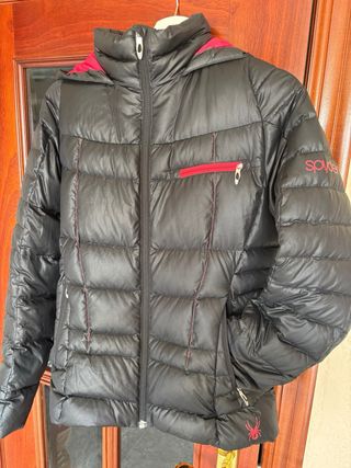 Chaqueta Spyder Negra y Roja Mujer