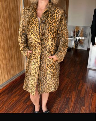 Chaqueta Vintage Leopardo Talla Única