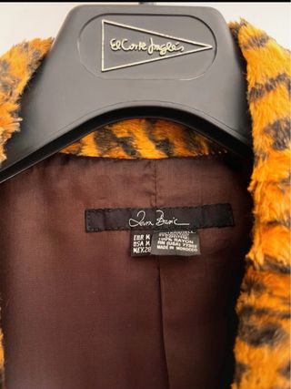 Chaqueta Vintage Leopardo Talla Única