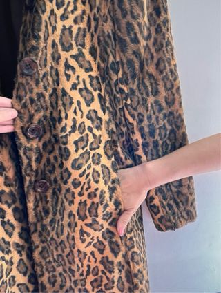 Chaqueta Vintage Leopardo Talla Única