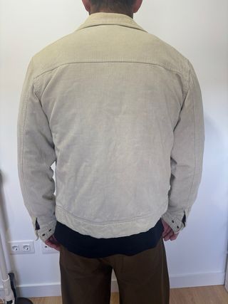 Cazadora de pana Pull&Bear beige