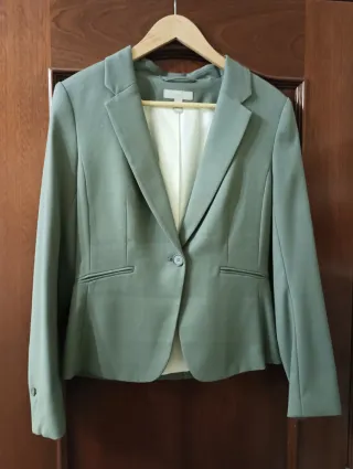 Americana H&M Verde Talla 38