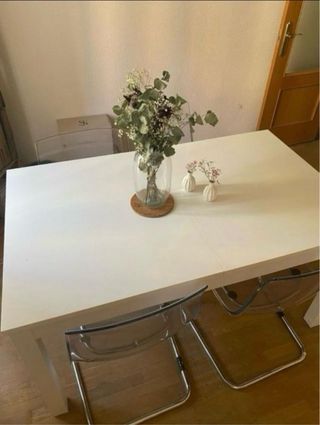 Mesa Comedor Ikea BJURSTA Blanca
