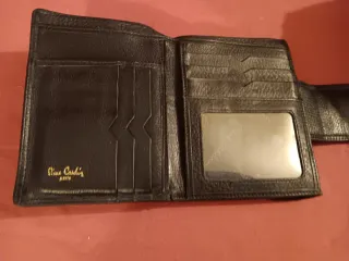 Cartera Pierre Cardin Negra Paris Original