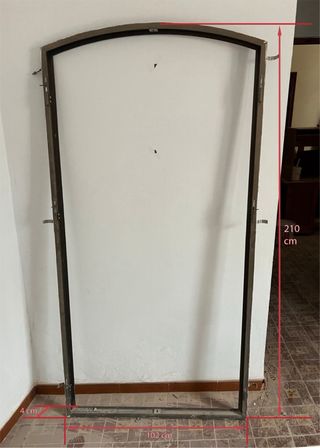 Marco de ventana doble con cristal