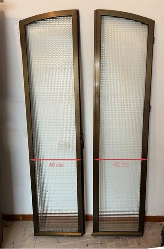 Marco de ventana doble con cristal