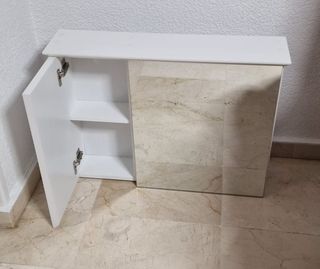 Armario Baño Blanco 65x15x49 cm