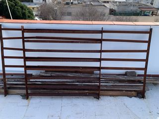 Reja metálica oxidada