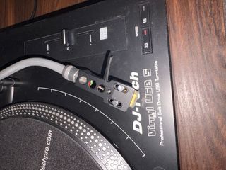 Tocadiscos DJ-Tech USB Vynil 5 Negro