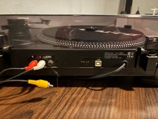 Tocadiscos DJ-Tech USB Vynil 5 Negro