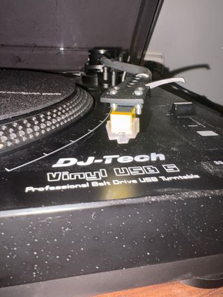 Tocadiscos DJ-Tech USB Vynil 5 Negro