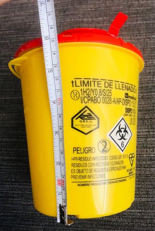 Bote residuos punzantes 1.5L *NUEVO*