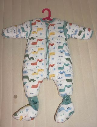 Pijama Saco dormir dinosaurios 70cm desmontable