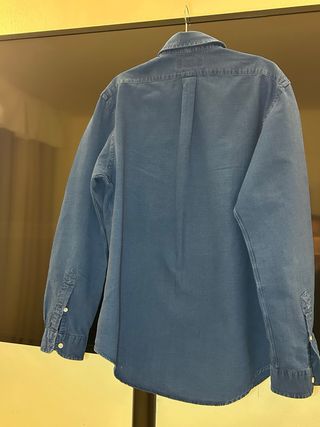 Camisa Ralph Lauren T. L Slim Azul Marino