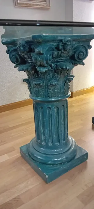 Mesa grande de cristal