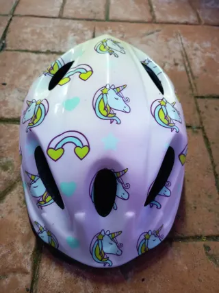 2 Cascos Bicicleta Niños Unicornios