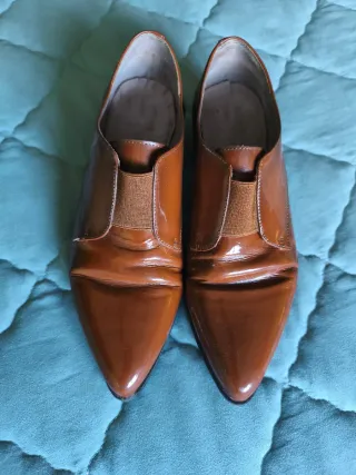 Zapatos de vestir marrones/anaranjados mujer