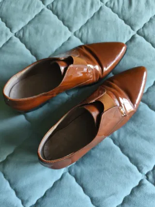 Zapatos de vestir marrones/anaranjados mujer