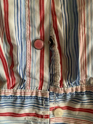 Camisa Tommy Hilfiger Rayas Azul y Rojo