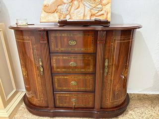 Mueble de entrada madera