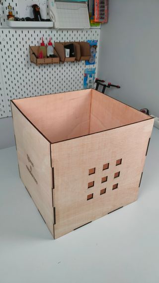 Cajas de madera para estantería Kallax de Ikea