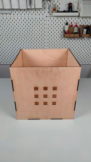 Cajas de madera para estantería Kallax de Ikea