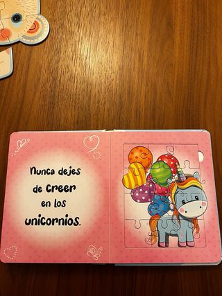 LIBRO PUZLE UNICORNIOS