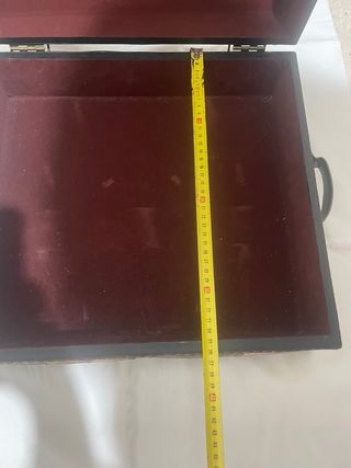 Caja baúl estilo mapa antiguo