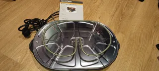 Raclette grill y plancha eléctrica