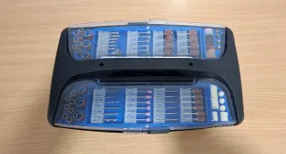 Taladro Einhell con accesorios