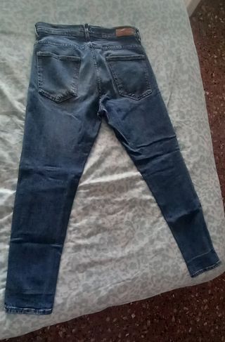 Pantalones Vaqueros Zara Hombre Azul Talla EUR 44