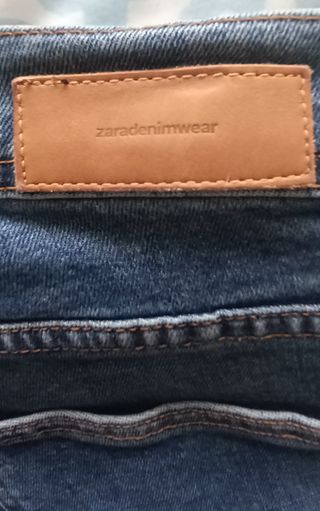 Pantalones Vaqueros Zara Hombre Azul Talla EUR 44