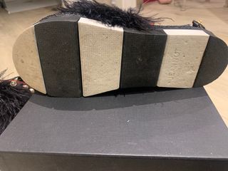 Sandalias Jeannot Talla 38 Pelo Negro