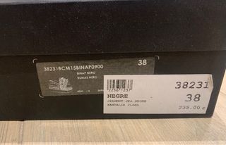 Sandalias Jeannot Talla 38 Pelo Negro