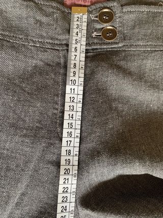 Pantalón elegante gris mujer entretiempo