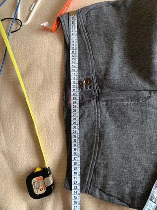 Pantalón elegante gris mujer entretiempo