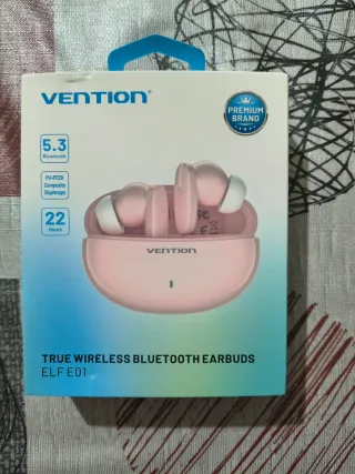 Auriculares Bluetooth Vention ELF E01 Rosa