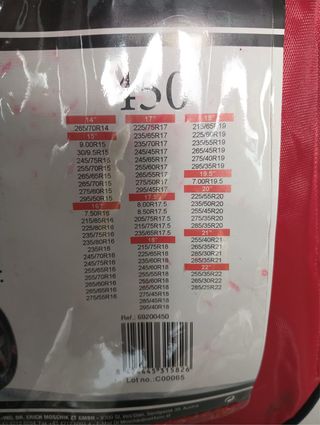 Cadenas para nieve 14-22 nueva a estrenar ( tengo