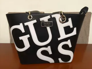 Bolso Guess Negro y Blanco