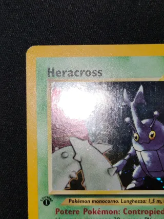 Carta Pokemon Heracross 9/111 Rara Holo 1 Ed Ita