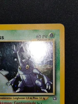 Carta Pokemon Heracross 9/111 Rara Holo 1 Ed Ita