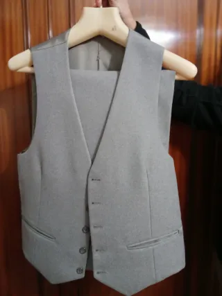 Traje Vintage Gris