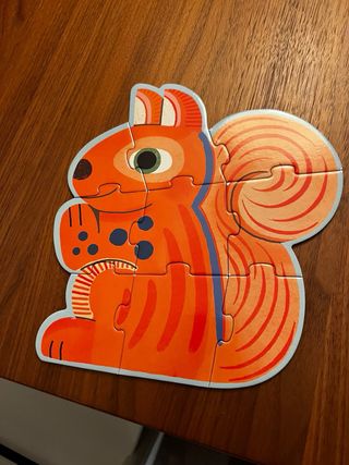 Puzzle de Oso, Buo y ardilla