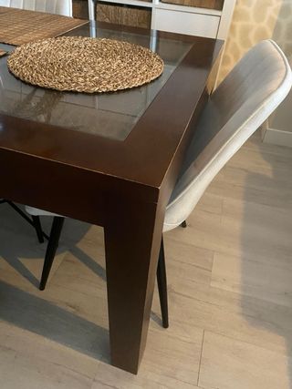 MESA COMEDOR MADERA TECA