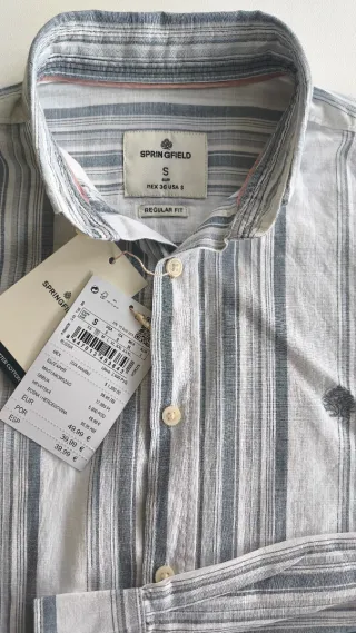 Camisa Springfield Talla S Rayas