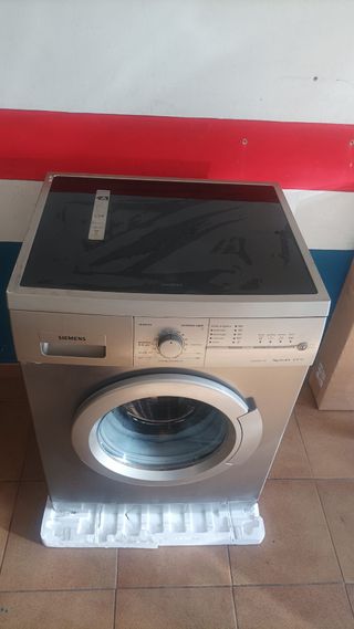 Lavadora Siemens acero