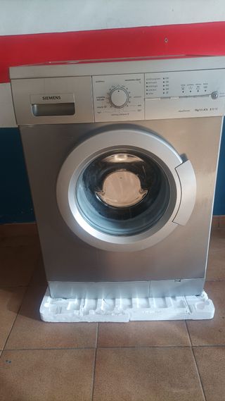 Lavadora Siemens acero